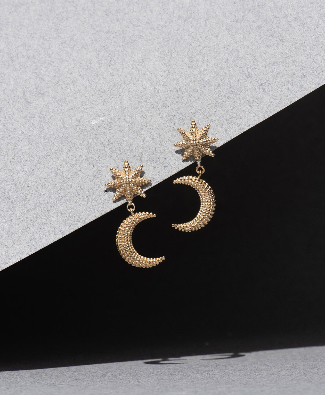 Moonlight Earrings - 22k Gold Vermeil