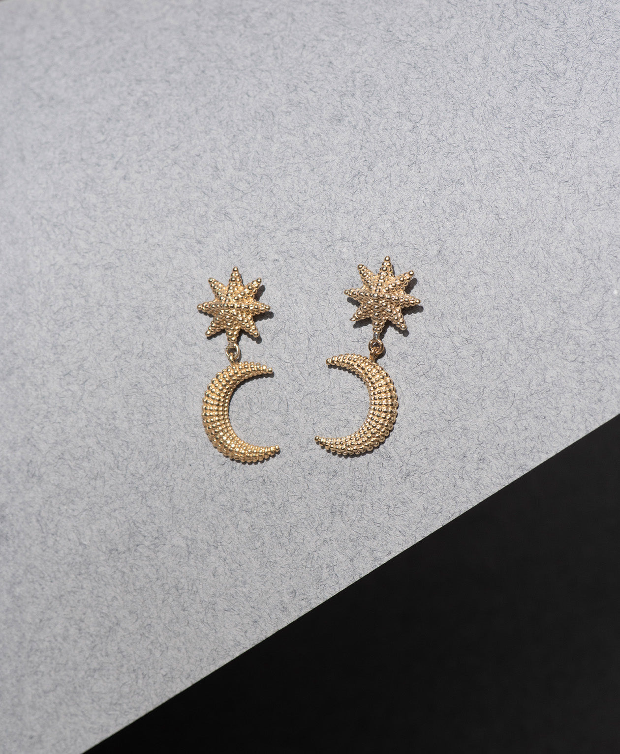 Moonlight Earrings - 22k Gold Vermeil