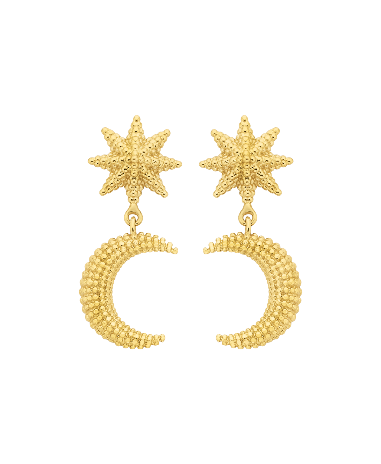 Moonlight Earrings - 22k Gold Vermeil