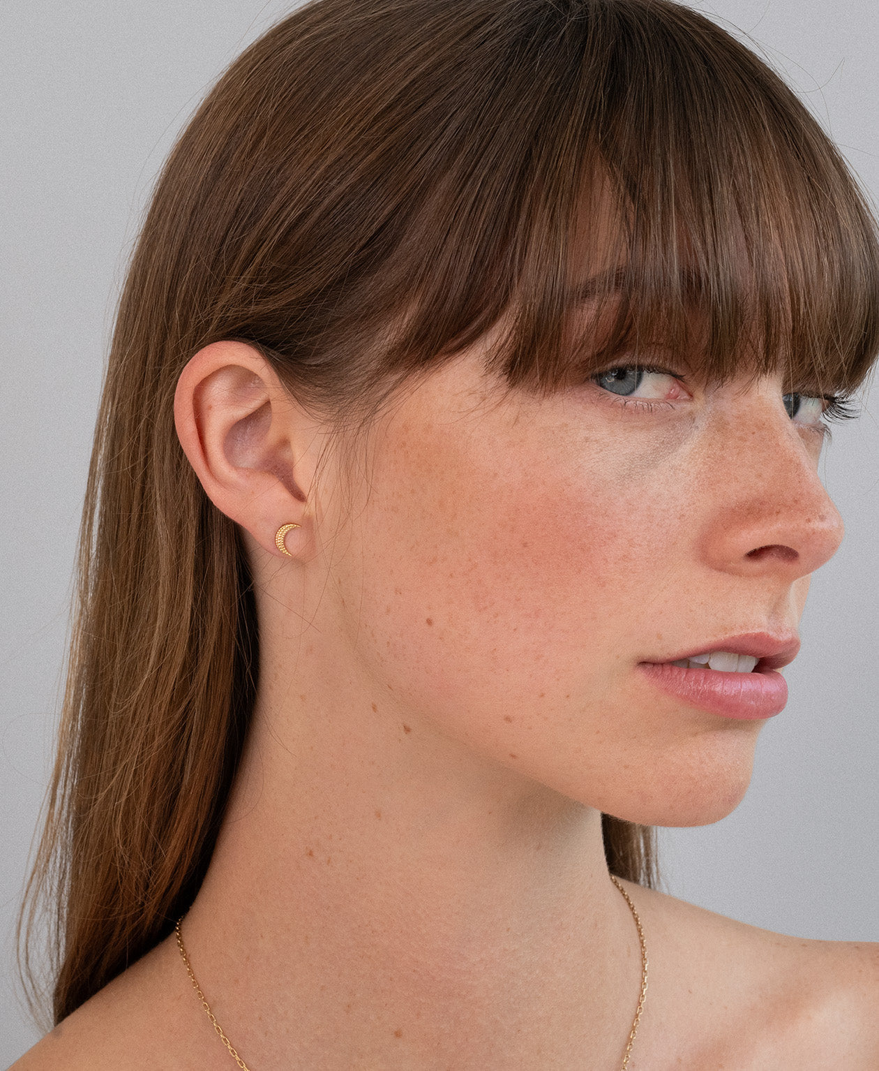 Moonlight Studs - 22k Gold Vermeil