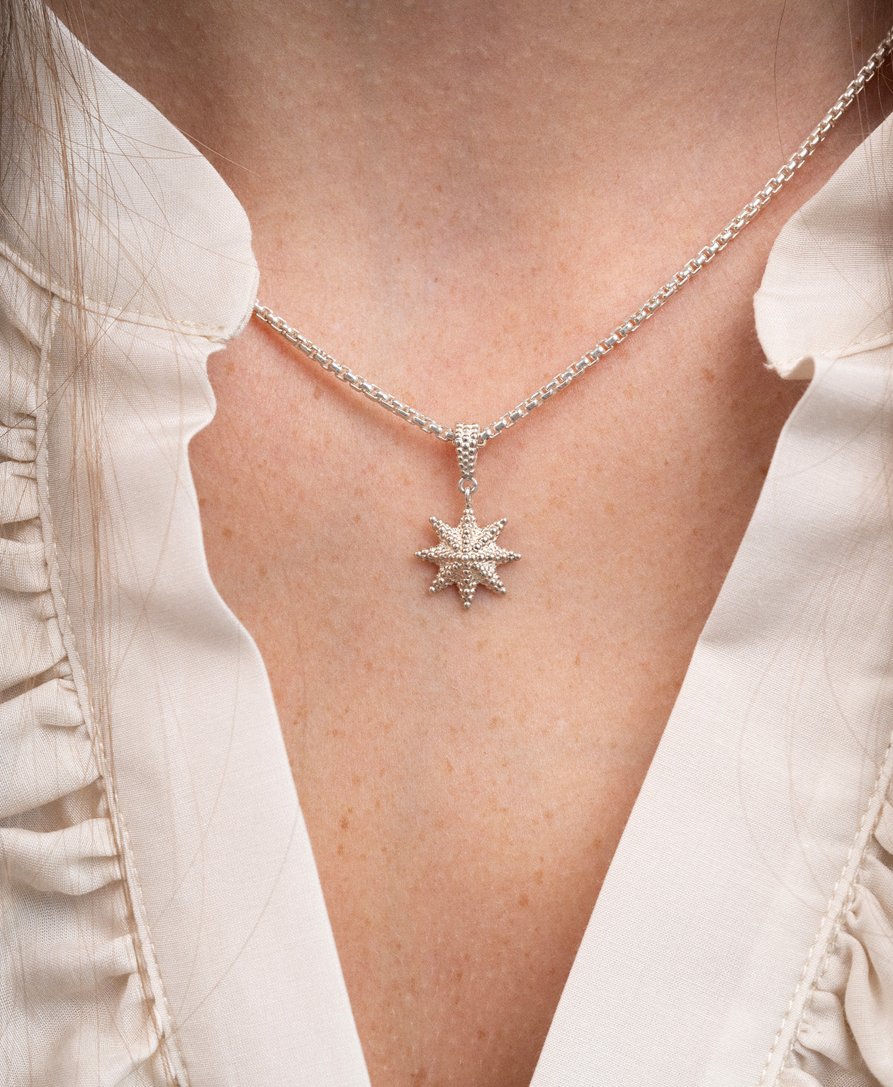 Morning Star Necklace - 925 Sterling Silver