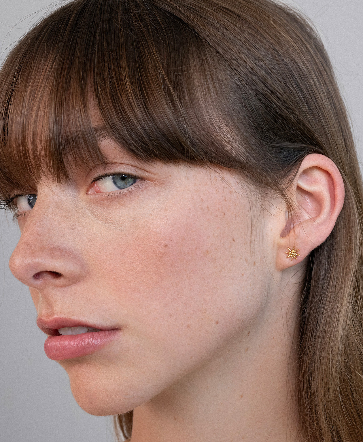 Morning Star Studs - 22k Gold Vermeil