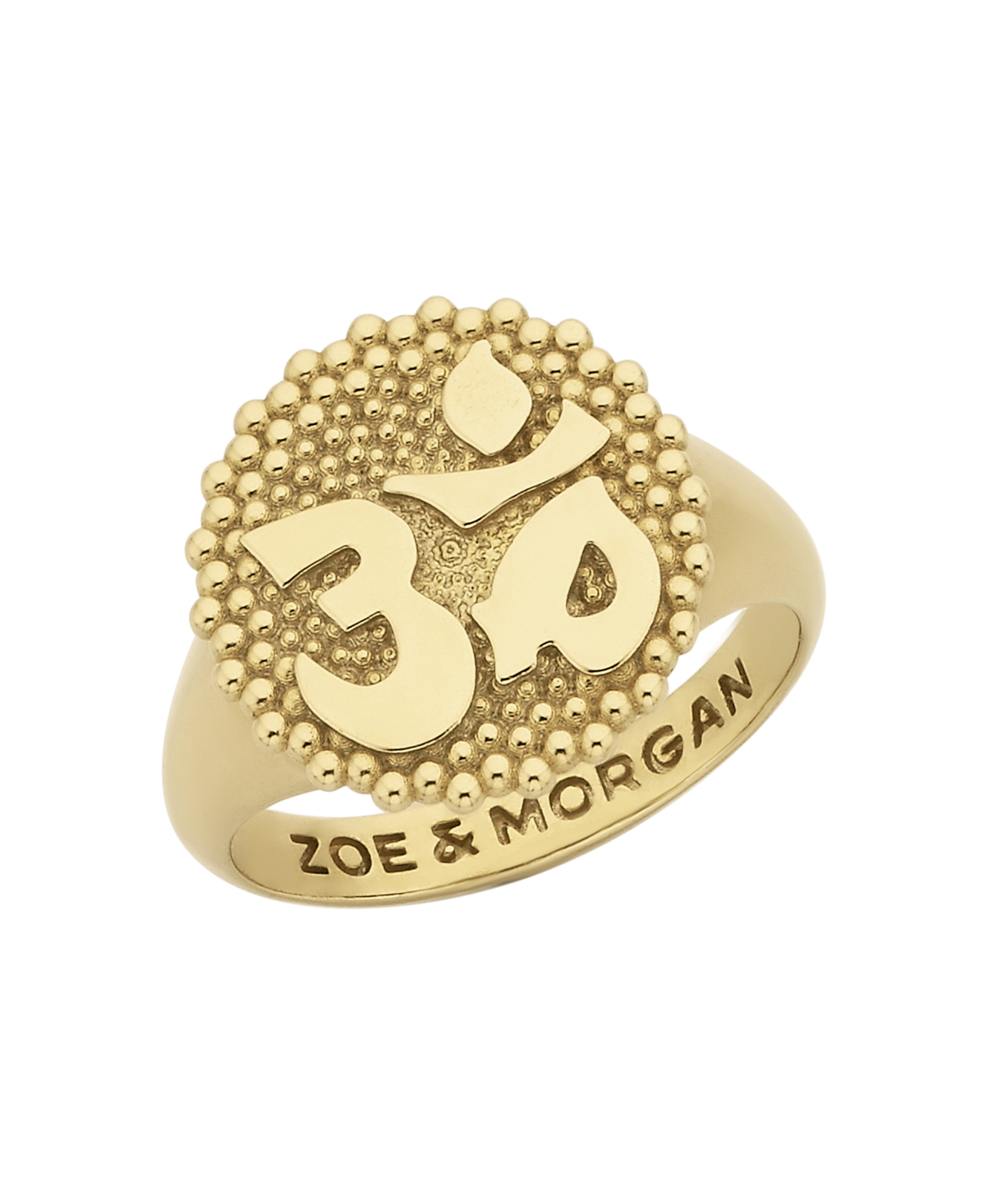 Ōm Ring - 22k Gold Vermeil