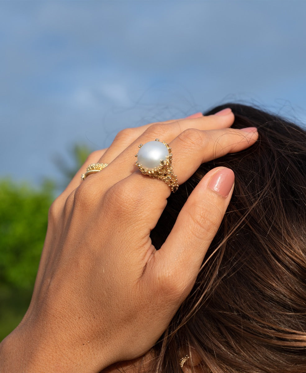 One of a Kind 305 - 18k Yellow Gold, Pearl