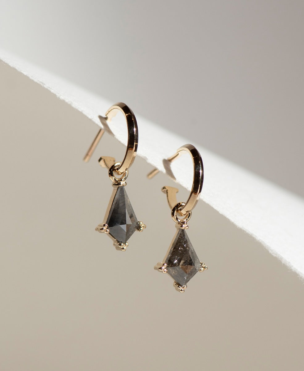 One of a Kind 327 - 9k Yellow Gold, Black Diamond