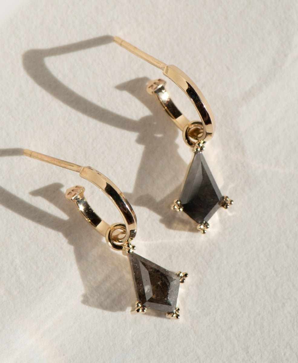 One of a Kind 327 - 9k Yellow Gold, Black Diamond