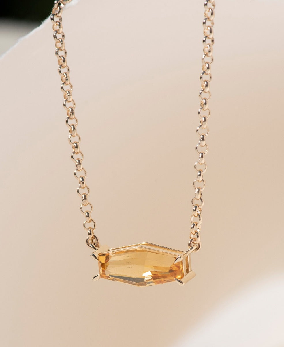 One of a Kind 378 - 9k Yellow Gold, Citrine