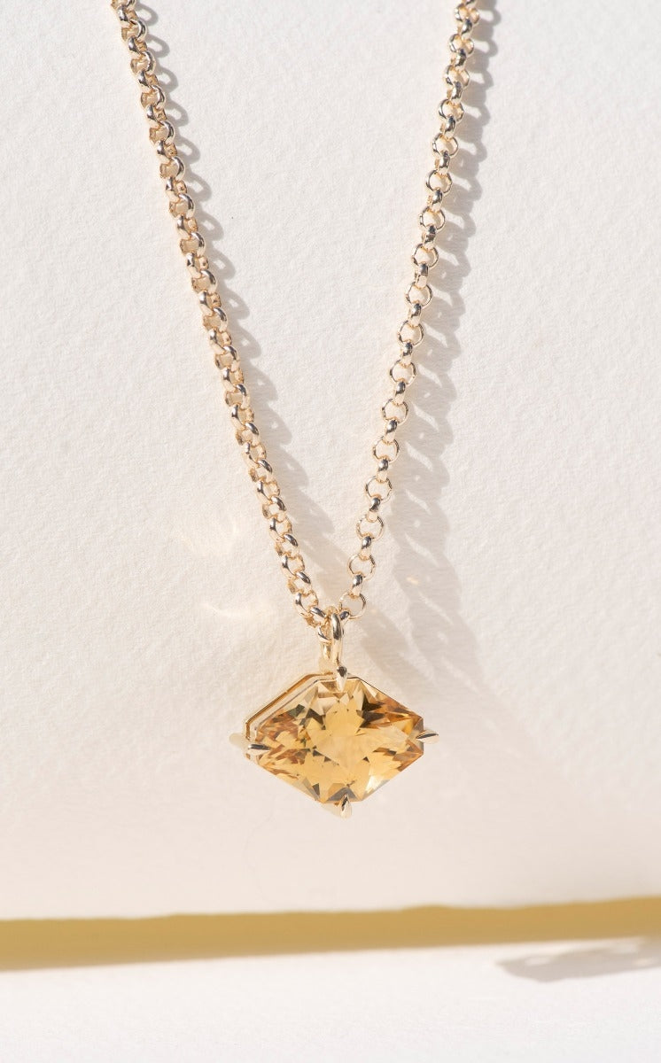 One of a Kind 380 - 9k Yellow Gold, Citrine