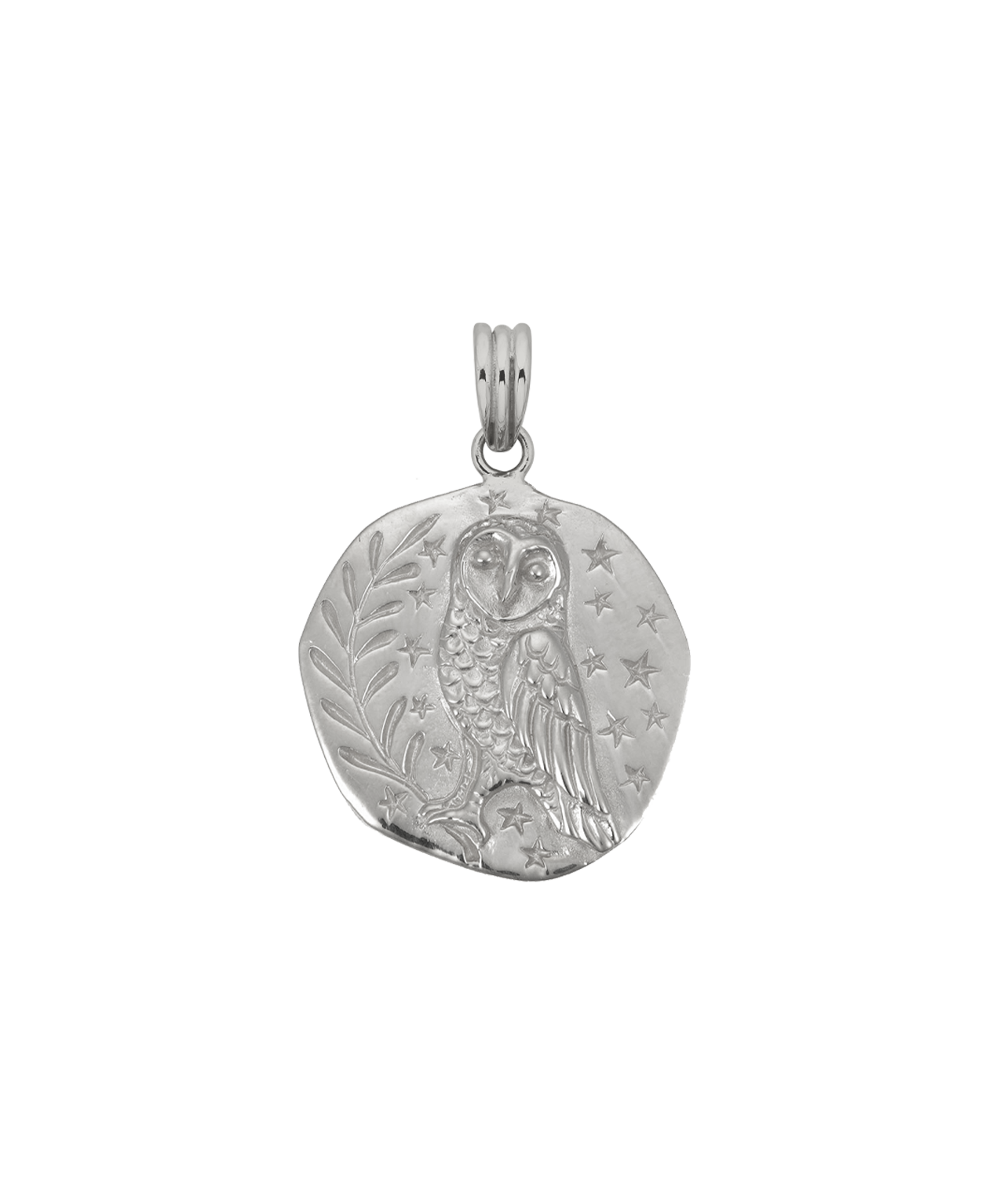 Owl Charm - 925 Sterling Silver