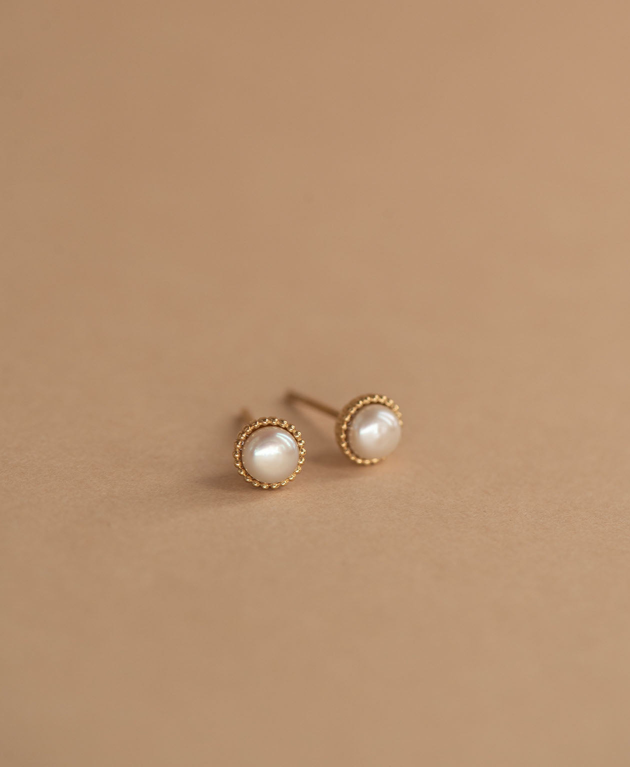 Pearl Earrings - 22k Gold Vermeil, Pearl
