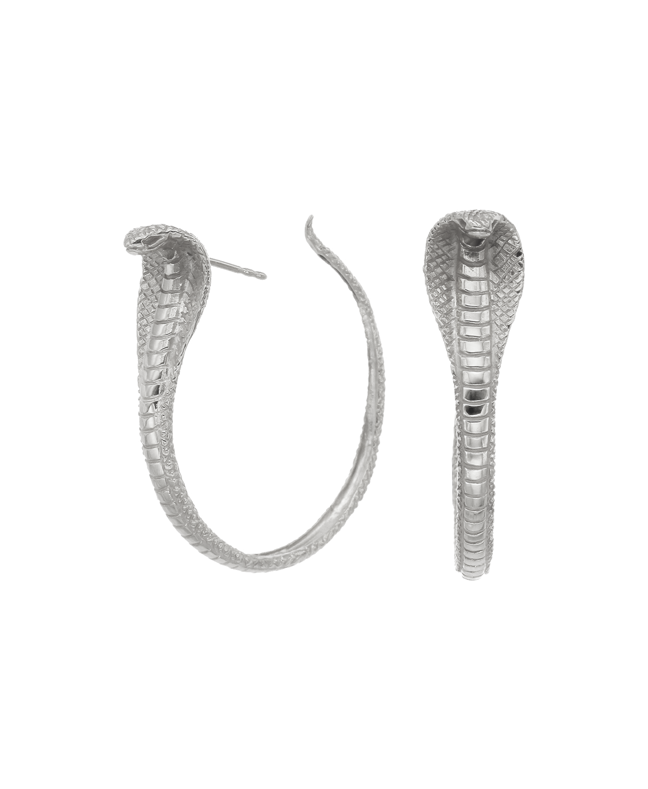 Protect Me Hoop Earrings - 925 Sterling Silver