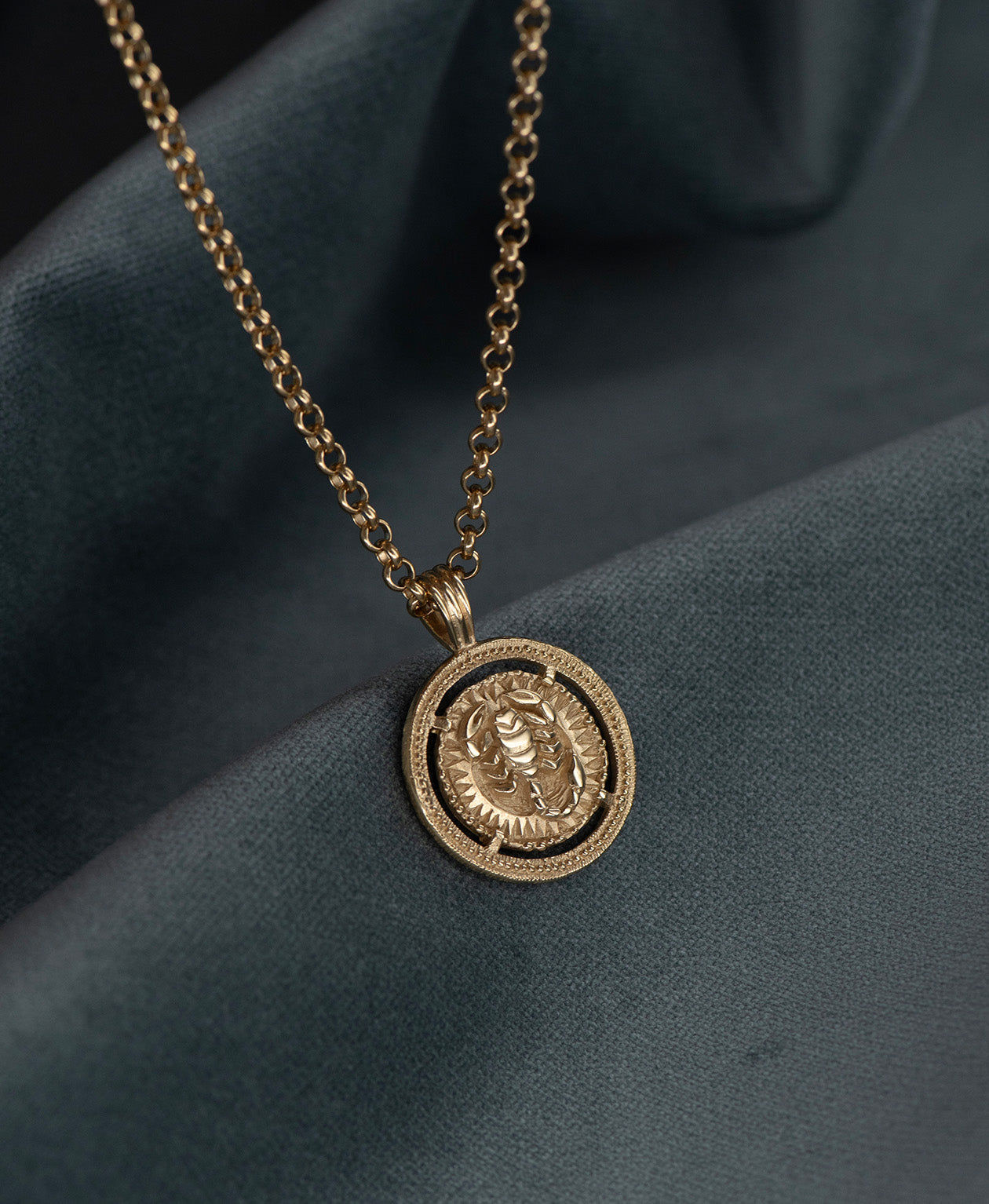 Scorpio Necklace - 22k Gold Vermeil
