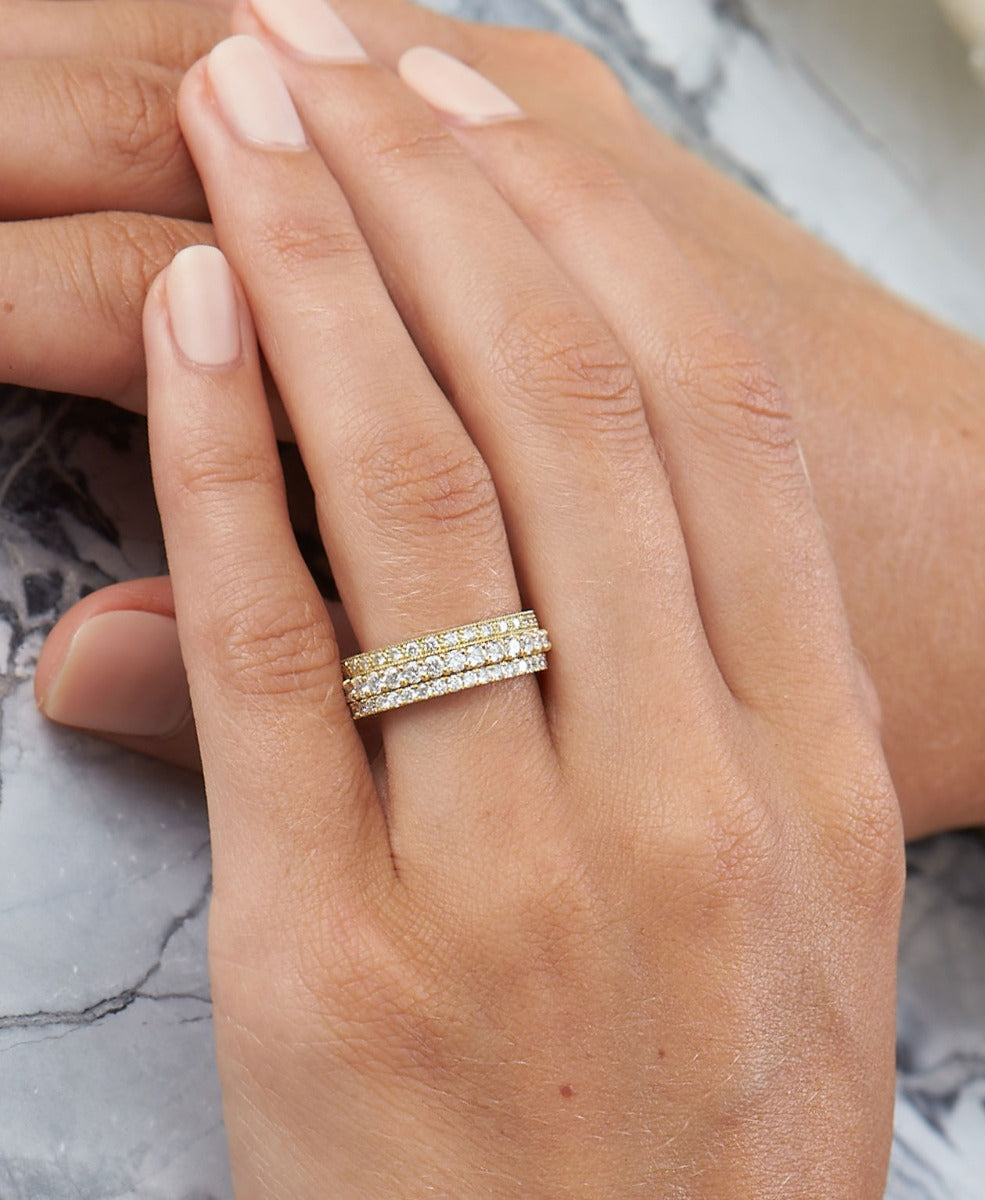 Sempera Eternity Band 1.5mm - Platinum, Diamond