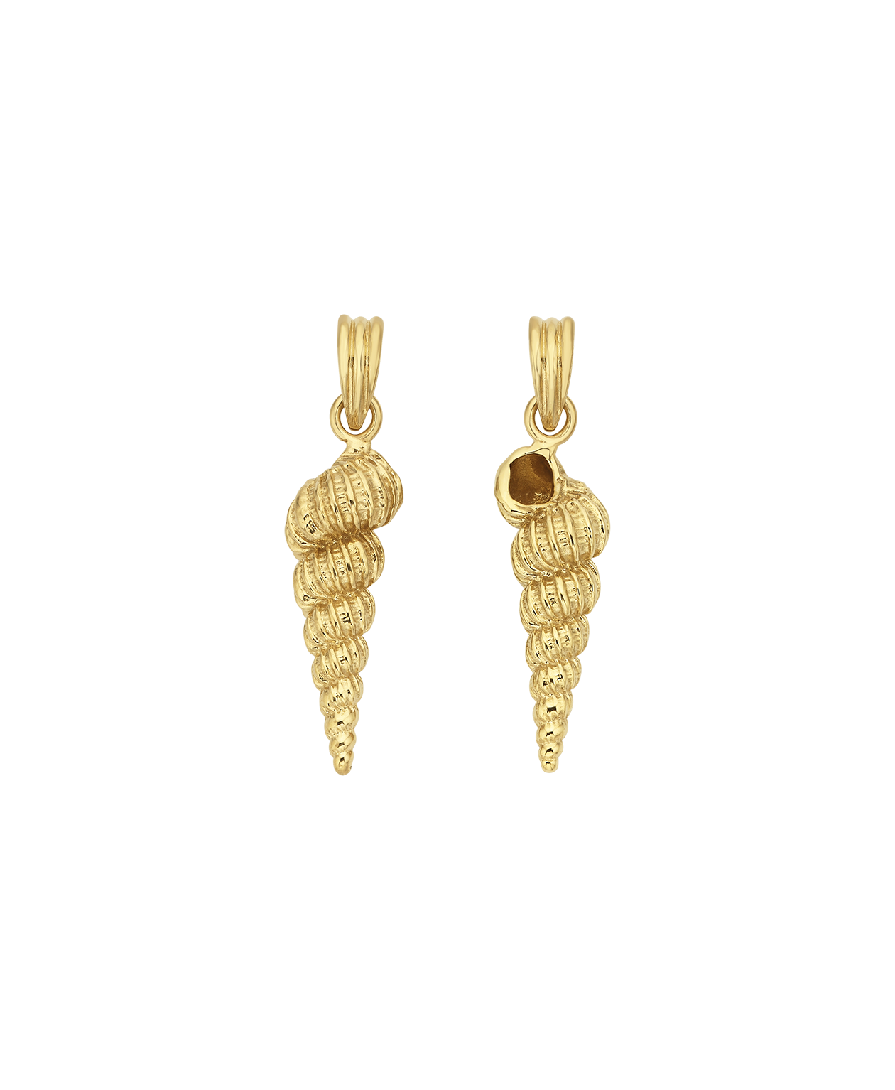 Shell Seeker Charm - 22k Gold Vermeil