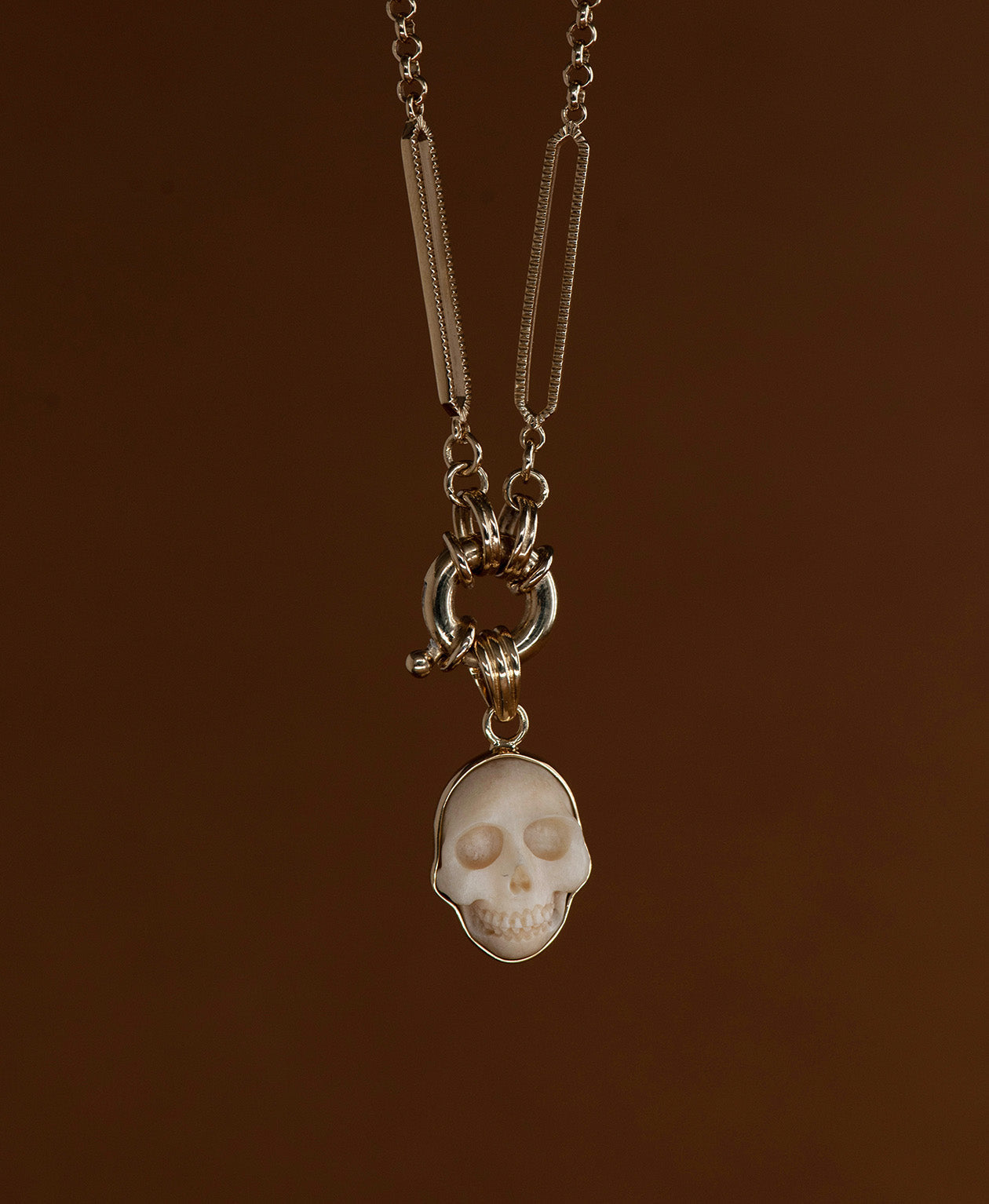 Skull Charm - 22k Gold Vermeil
