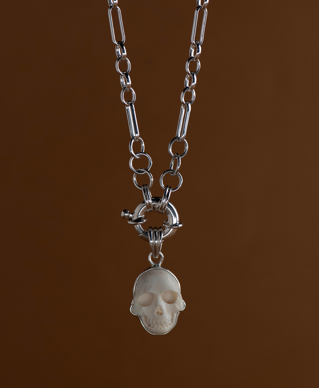 Skull Charm - 925 Sterling Silver