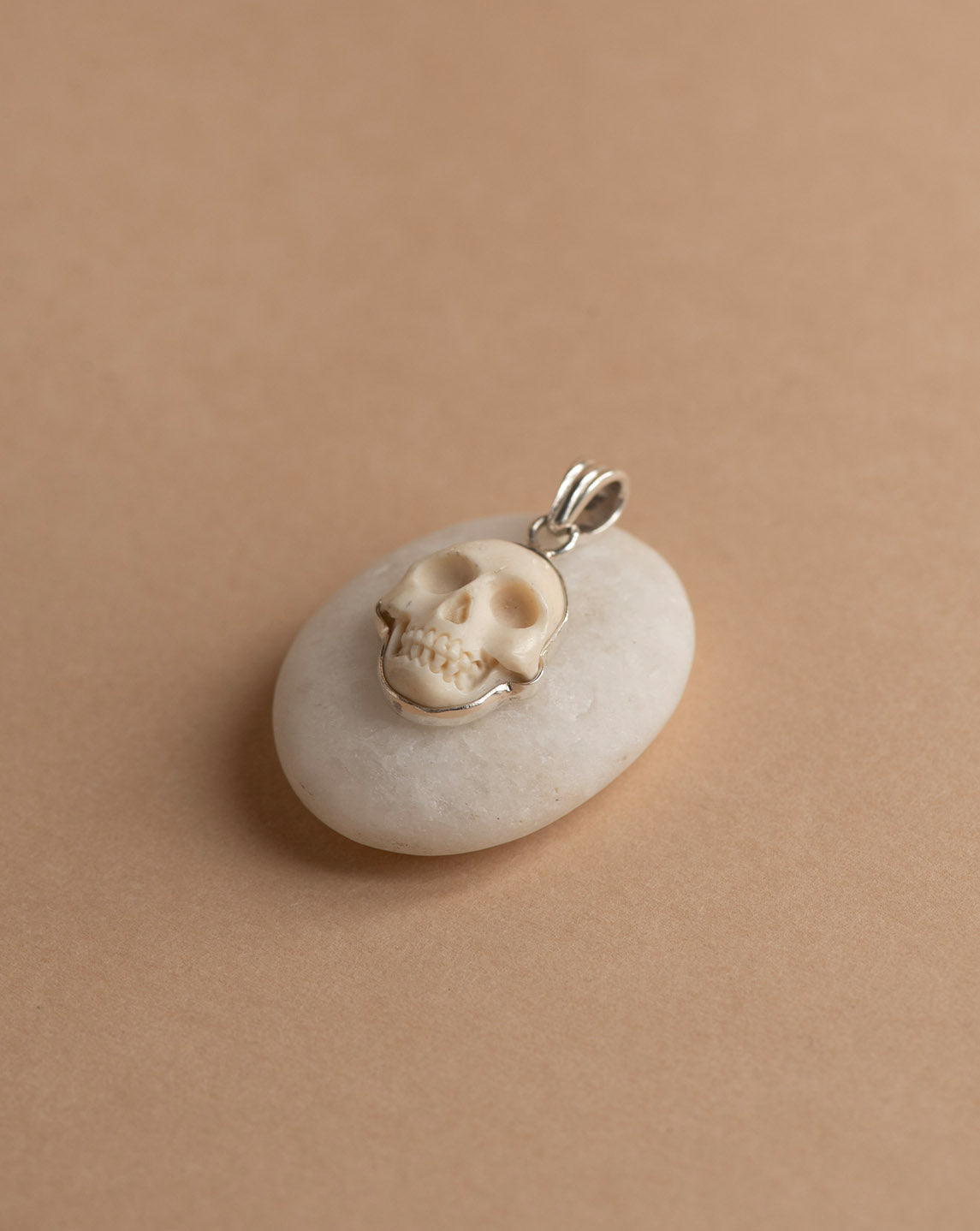 Skull Charm - 925 Sterling Silver