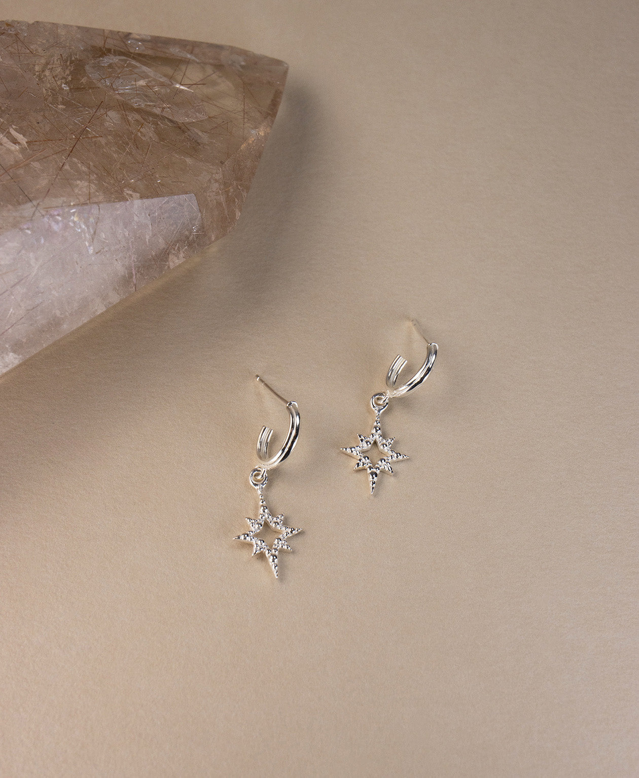 Z&M X Kirsty Gallagher Star Seed Hoops - 925 Sterling Silver
