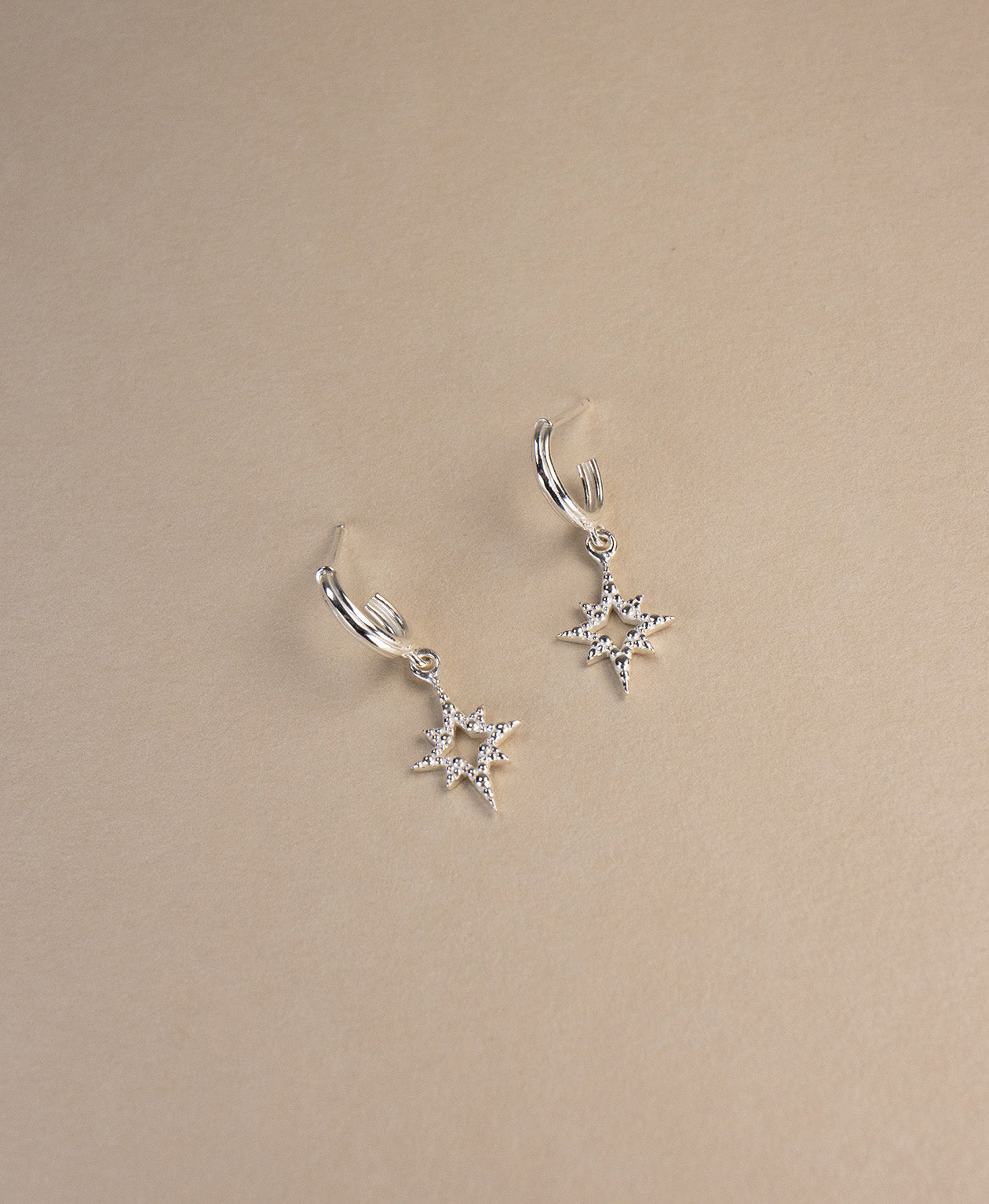 Z&M X Kirsty Gallagher Star Seed Hoops - 925 Sterling Silver