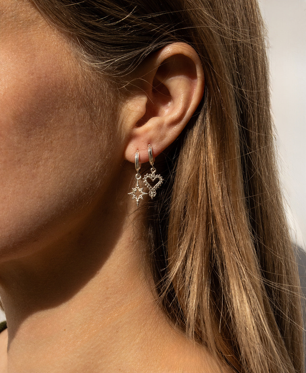 Z&M X Kirsty Gallagher Star Seed Hoops - 925 Sterling Silver