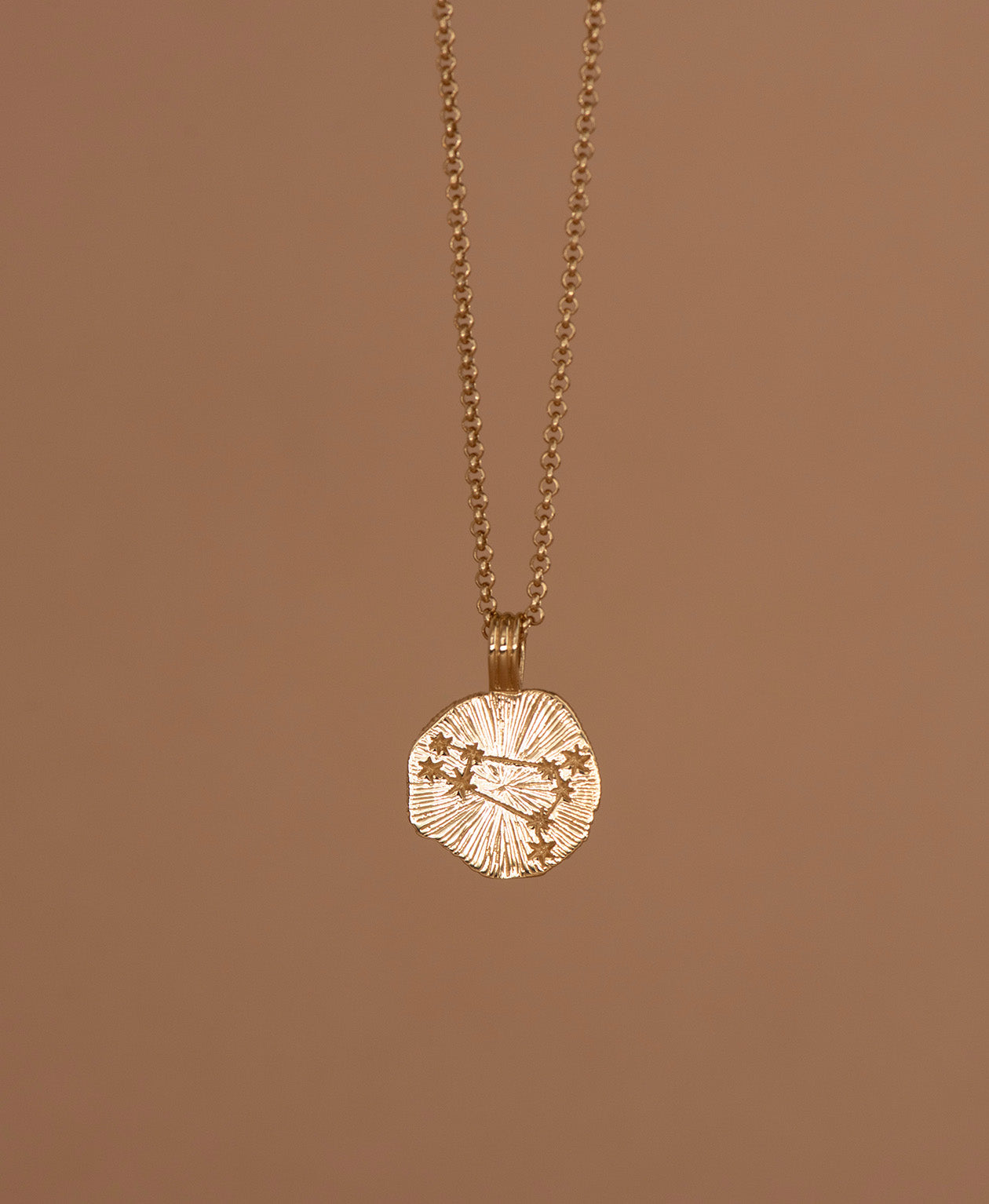 Sun in Aries Necklace - 22k Gold Vermeil