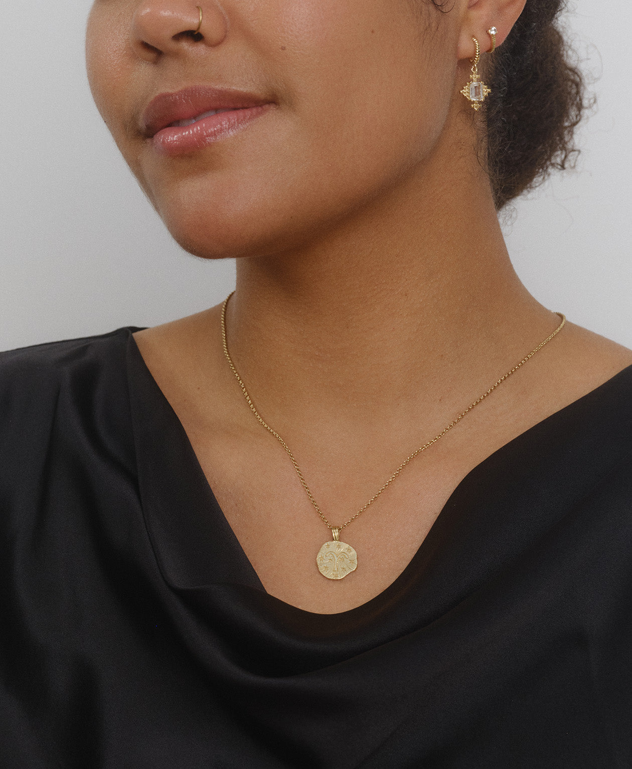 Sun in Aries Necklace - 22k Gold Vermeil