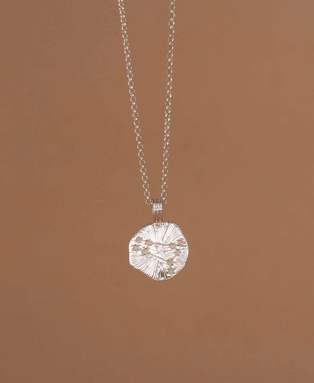 Sun in Aries Necklace - 925 Sterling Silver