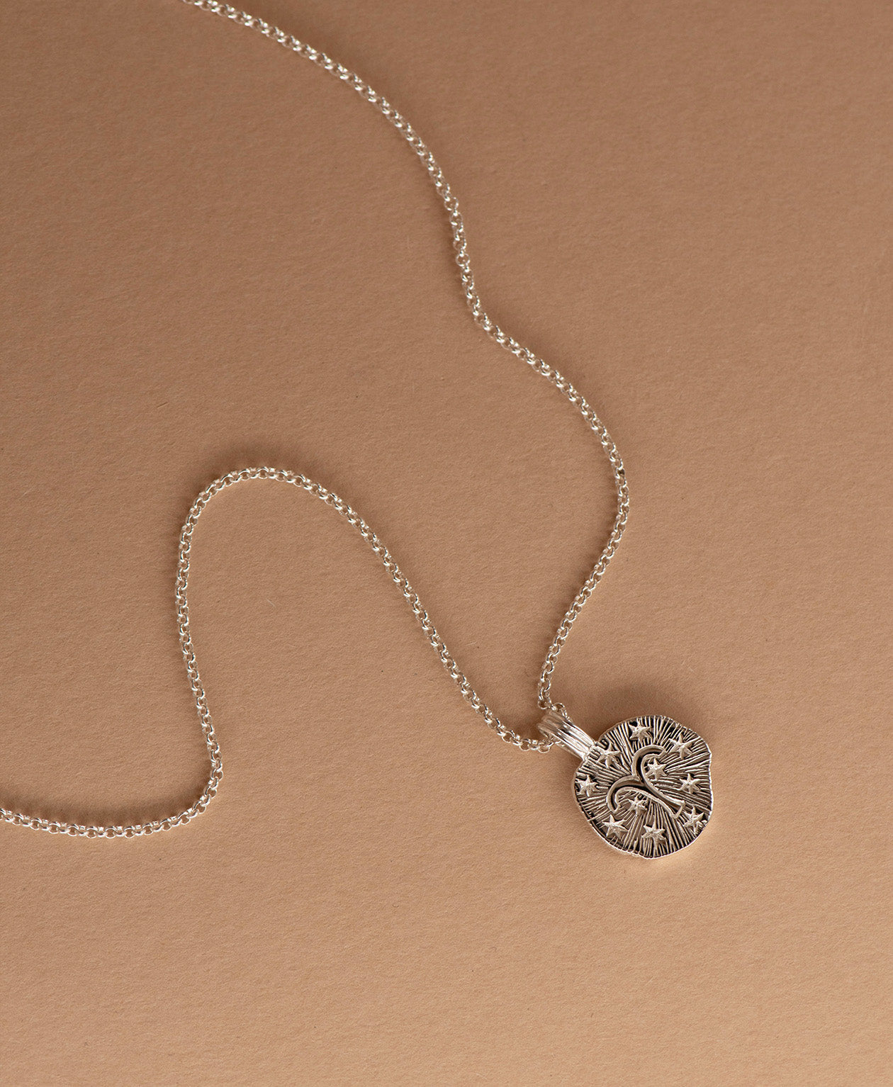 Sun in Aries Necklace - 925 Sterling Silver