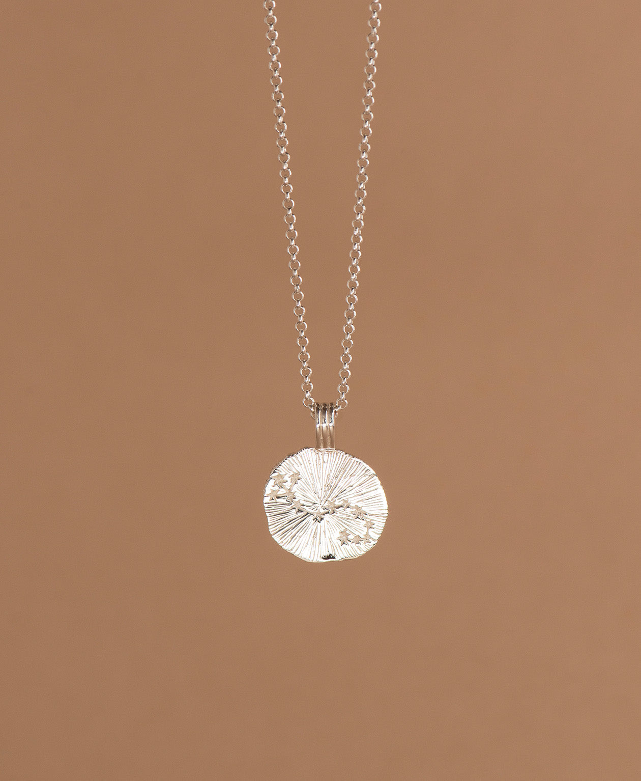 Sun in Scorpio Necklace - 925 Sterling Silver