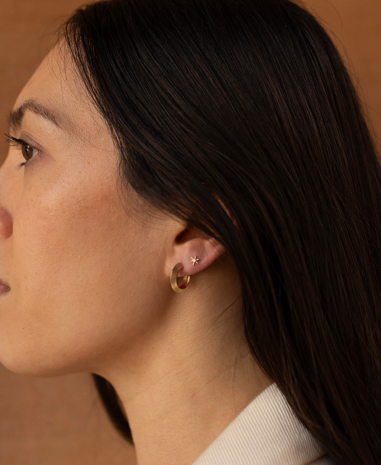 Mini Tasa Hoops & No Star Like Thee Studs Gift Set - 22k Gold Vermeil