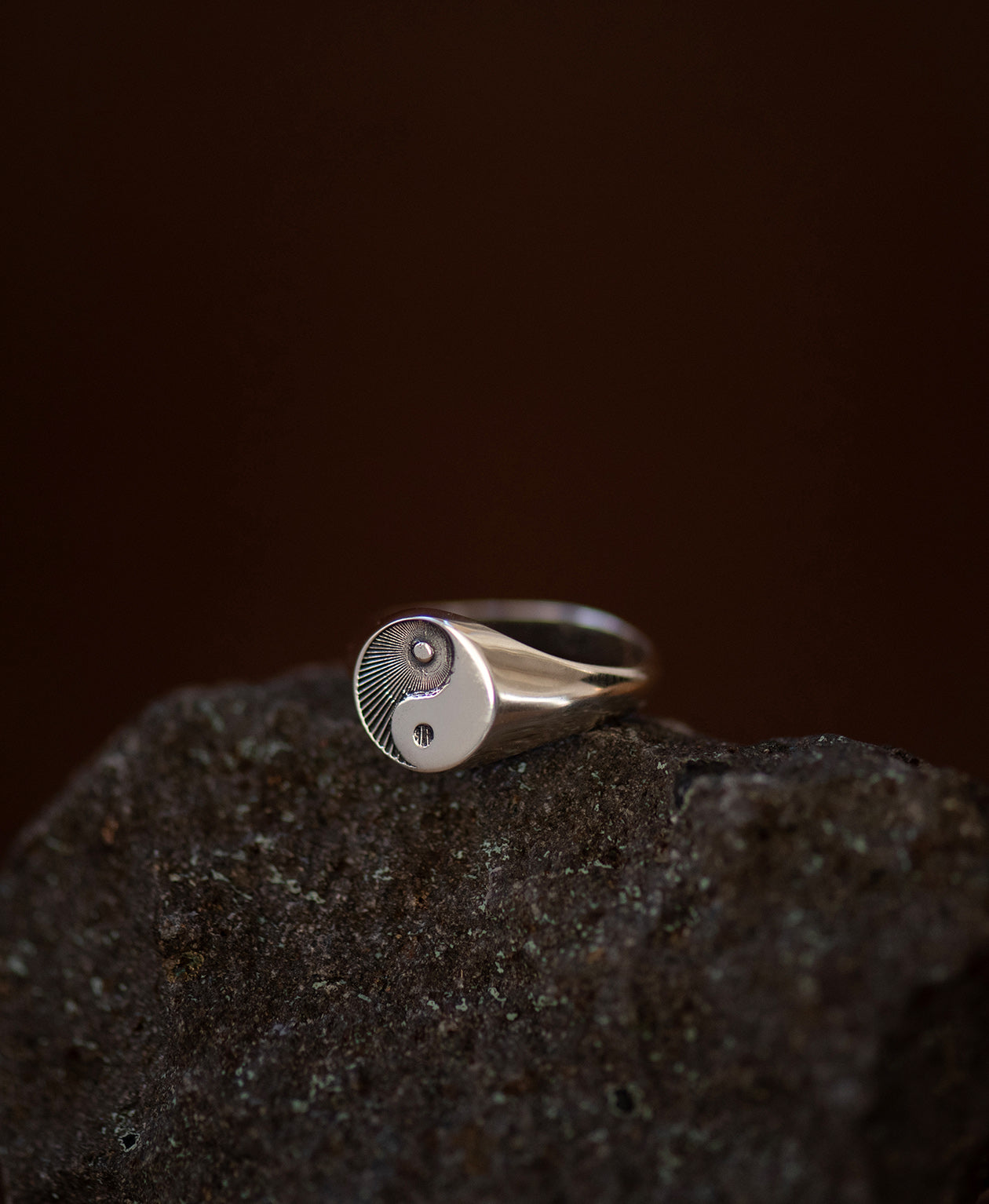 Yin Yang Ring - 925 Sterling Silver