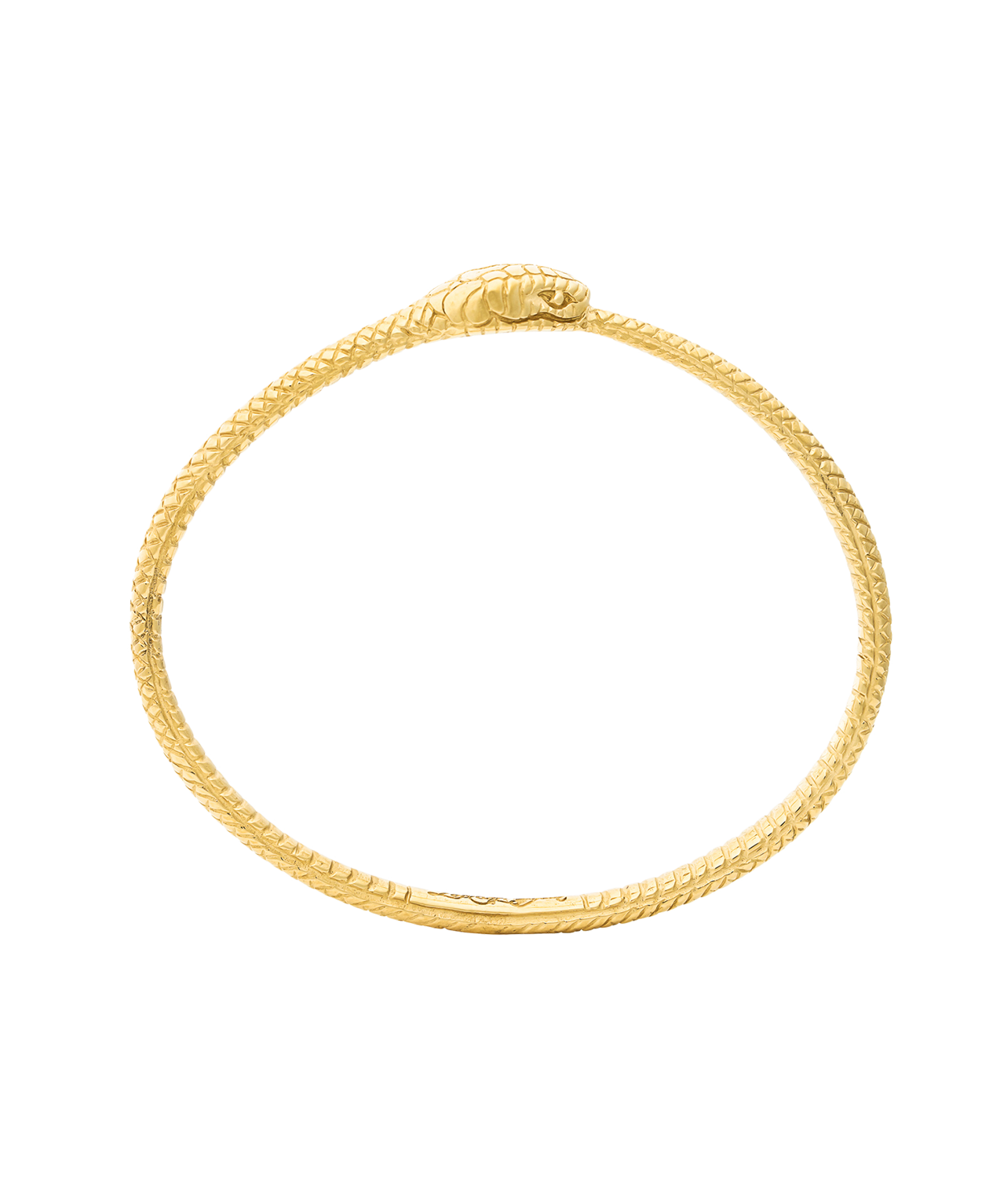 Eternity Snake Bracelet - 22k Gold Vermeil