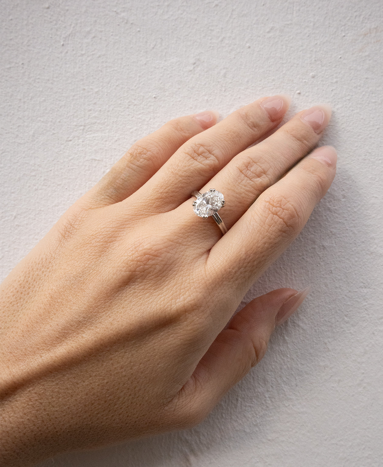 One of a Kind 485 - Platinum, Lab Grown Diamond