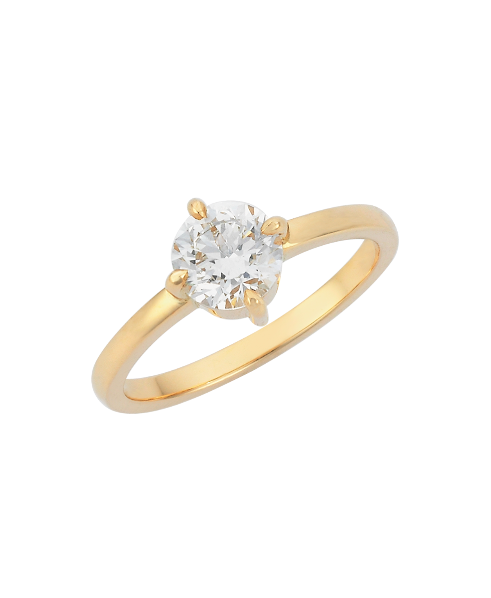 Ae Engagement Ring - 18k Yellow Gold, Diamond 1.06 carat