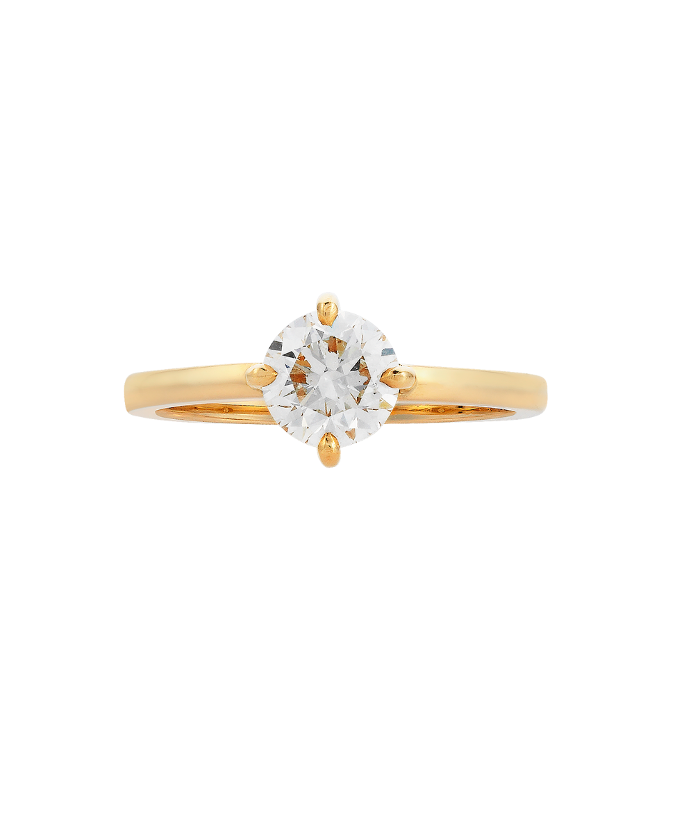 Ae Engagement Ring - 18k Yellow Gold, Diamond 1.06 carat