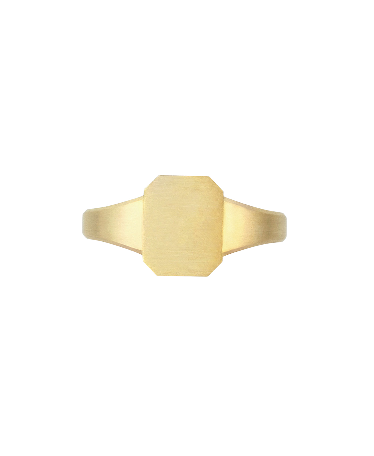 Ahava Small Signet - 18k Yellow Gold