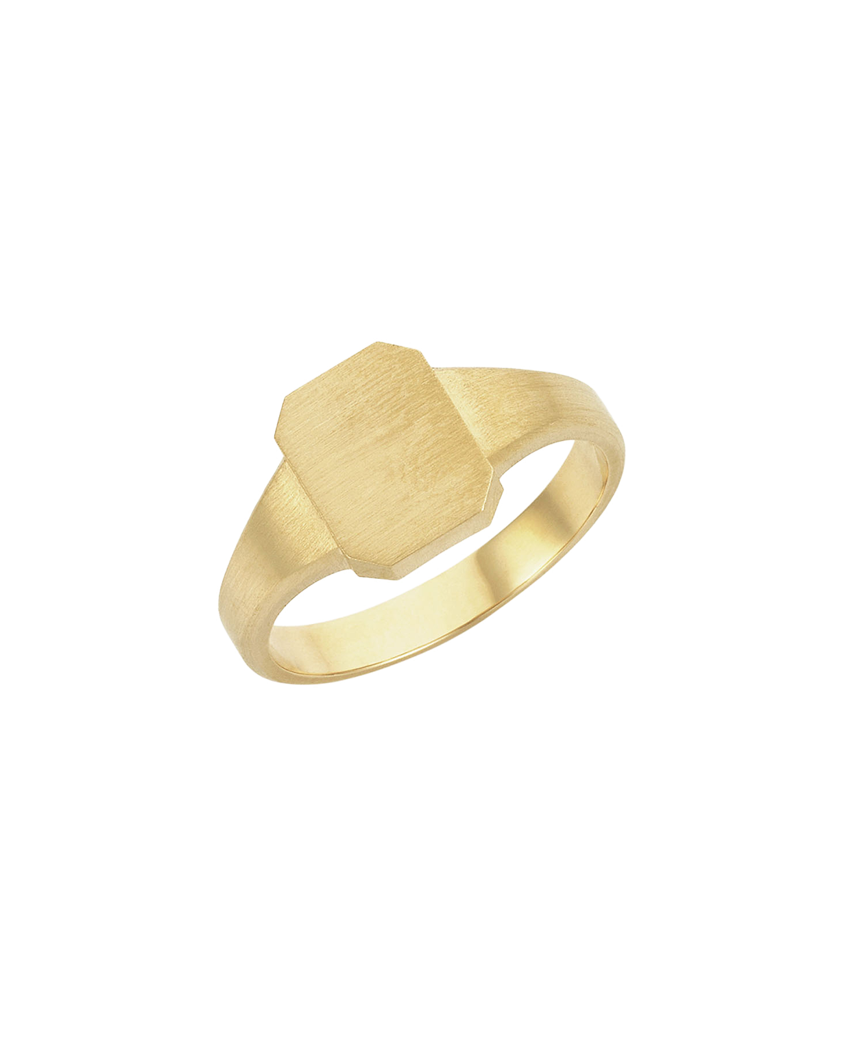 Ahava Small Signet - 18k Yellow Gold