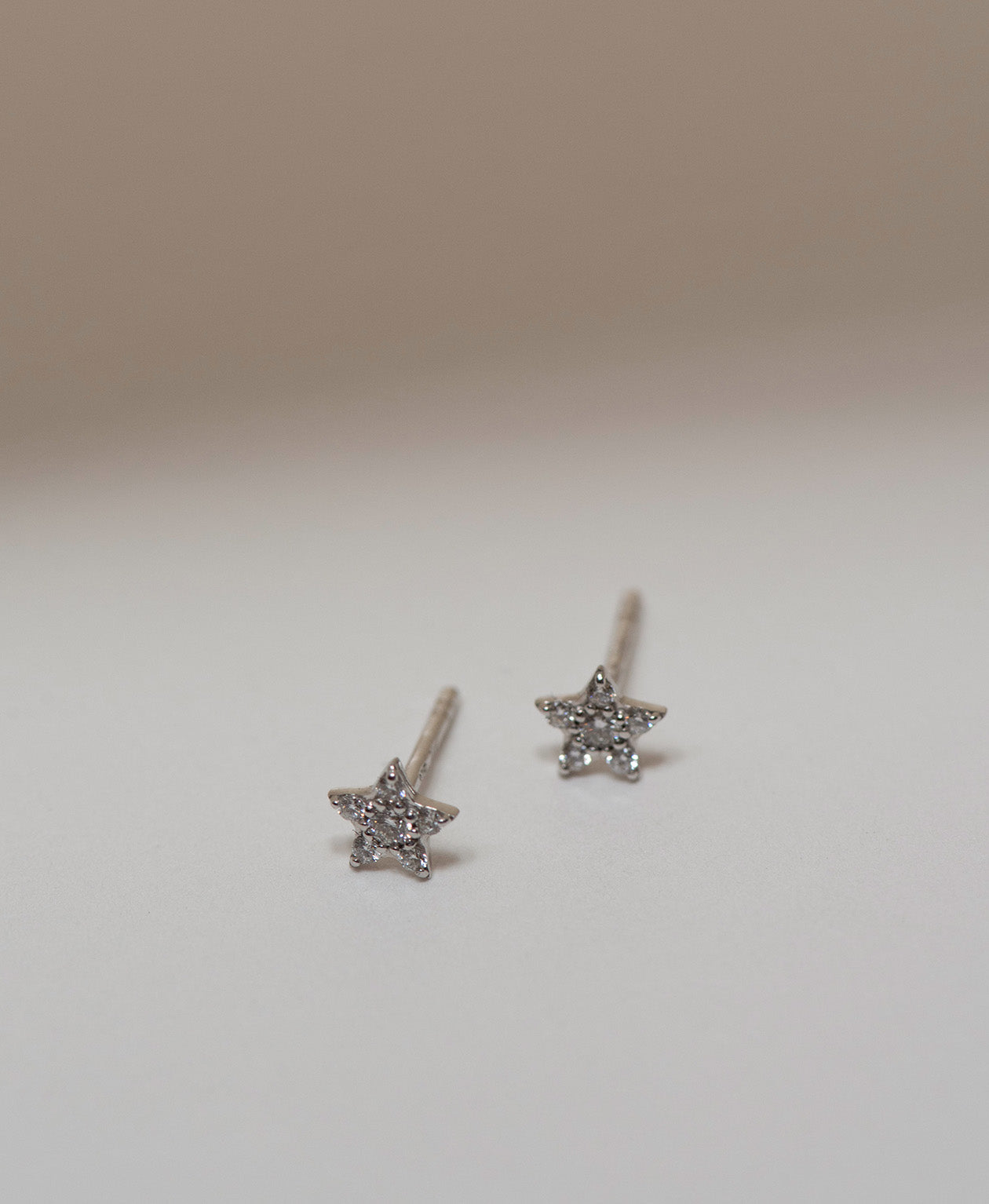 Alcyone Single Stud - 9k White Gold, Diamond