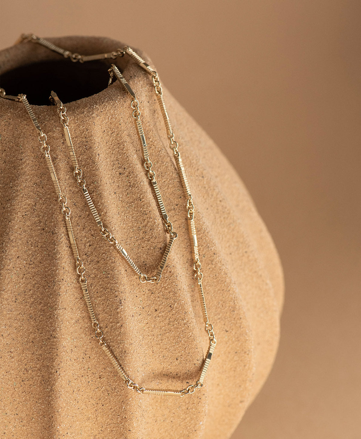 Ameena Bracelet and 50cm Chain Gift Set - 22k Gold Vermeil