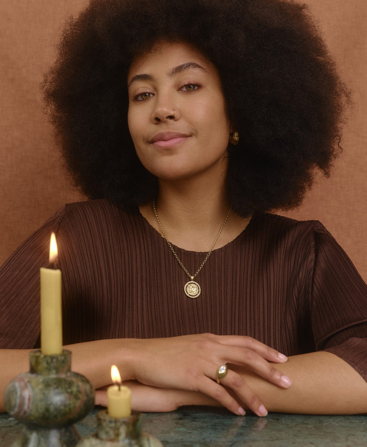 Aries Necklace - 22k Gold Vermeil