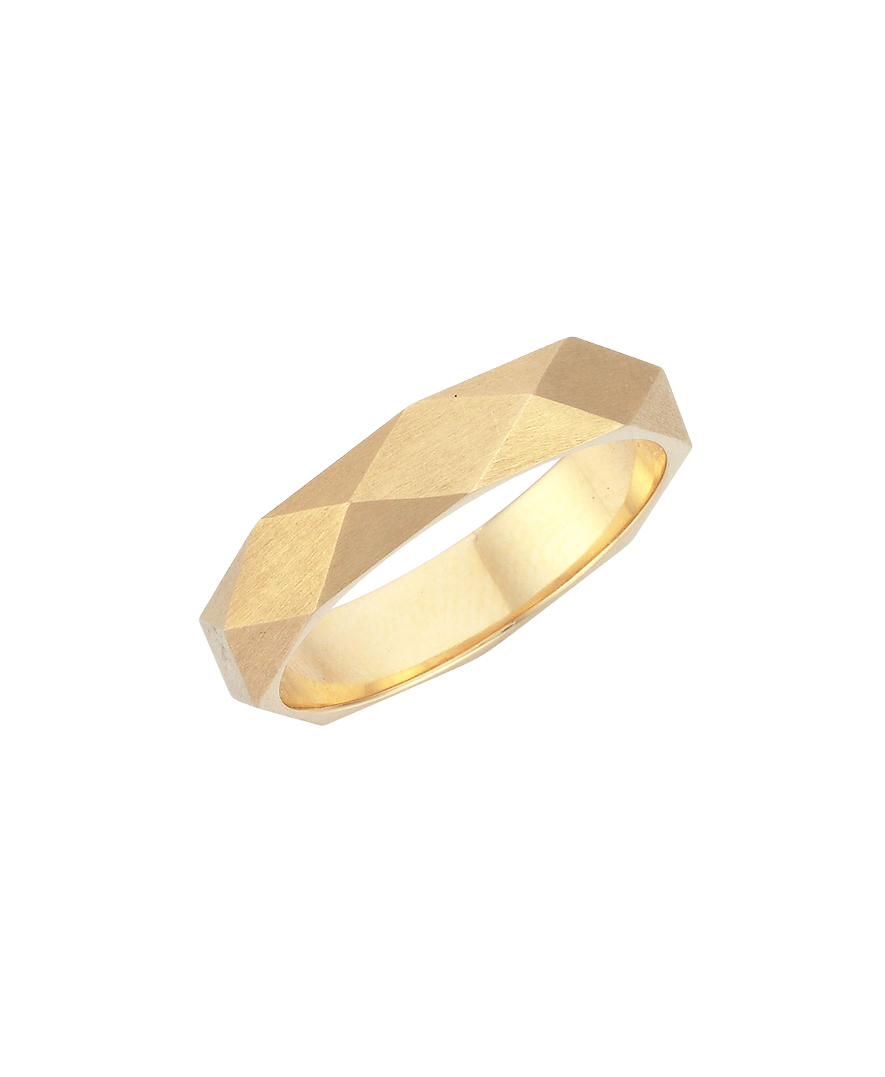 Atlas Band 5mm - 18k Yellow Gold