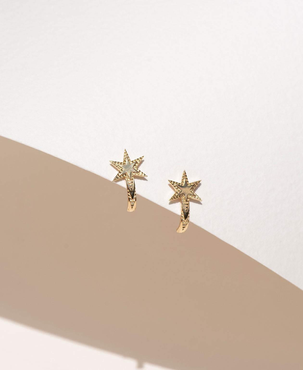 Bianca Star Earrings - 22k Gold Vermeil