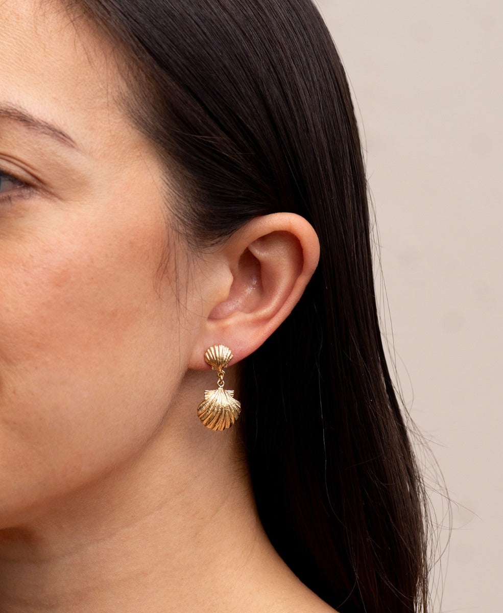 Camino Earrings - 22k Gold Vermeil