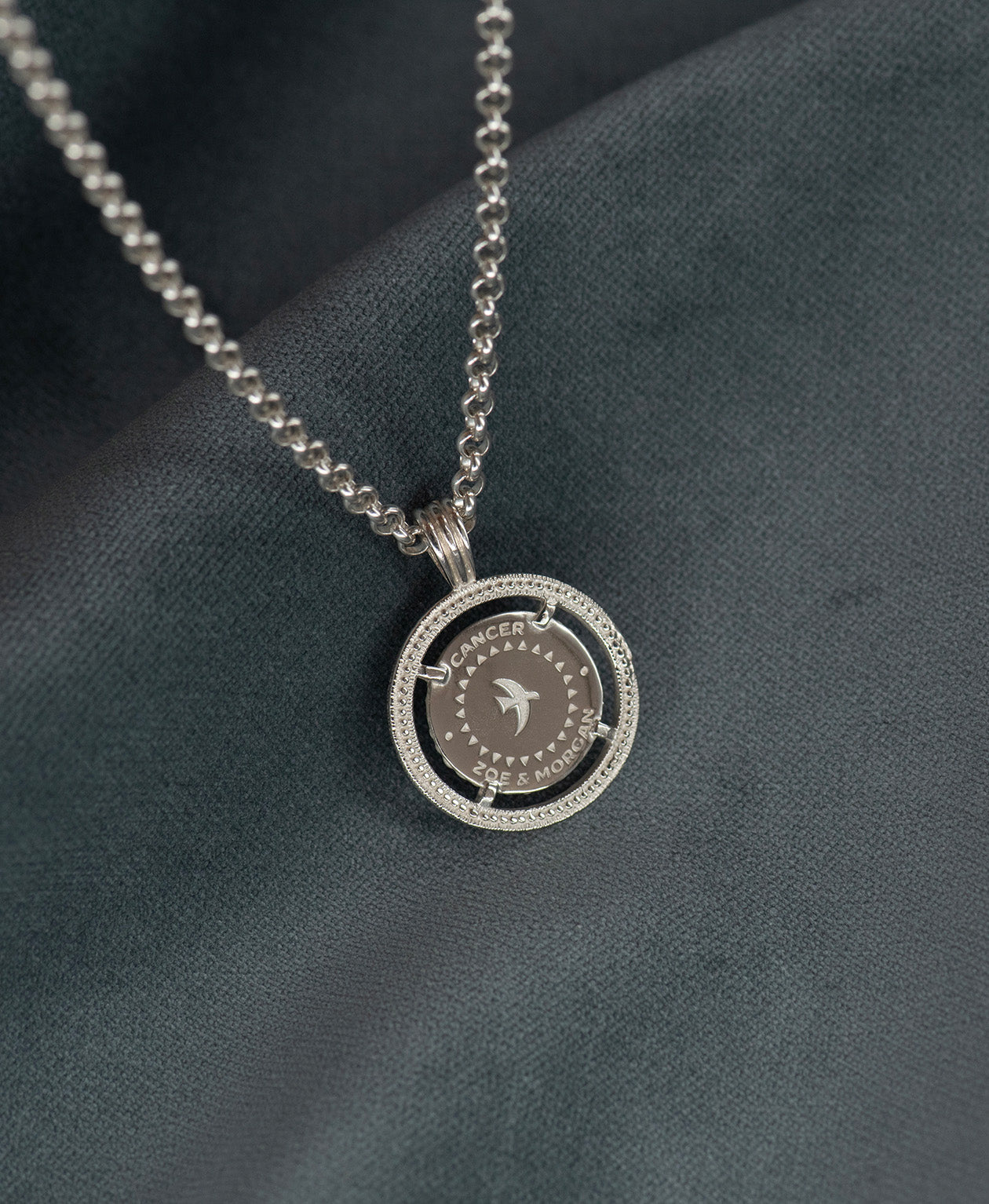 Cancer Necklace - 925 Sterling Silver