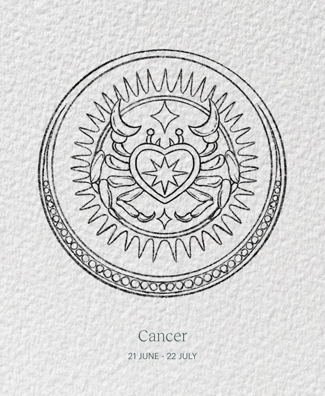 Cancer Necklace - 925 Sterling Silver