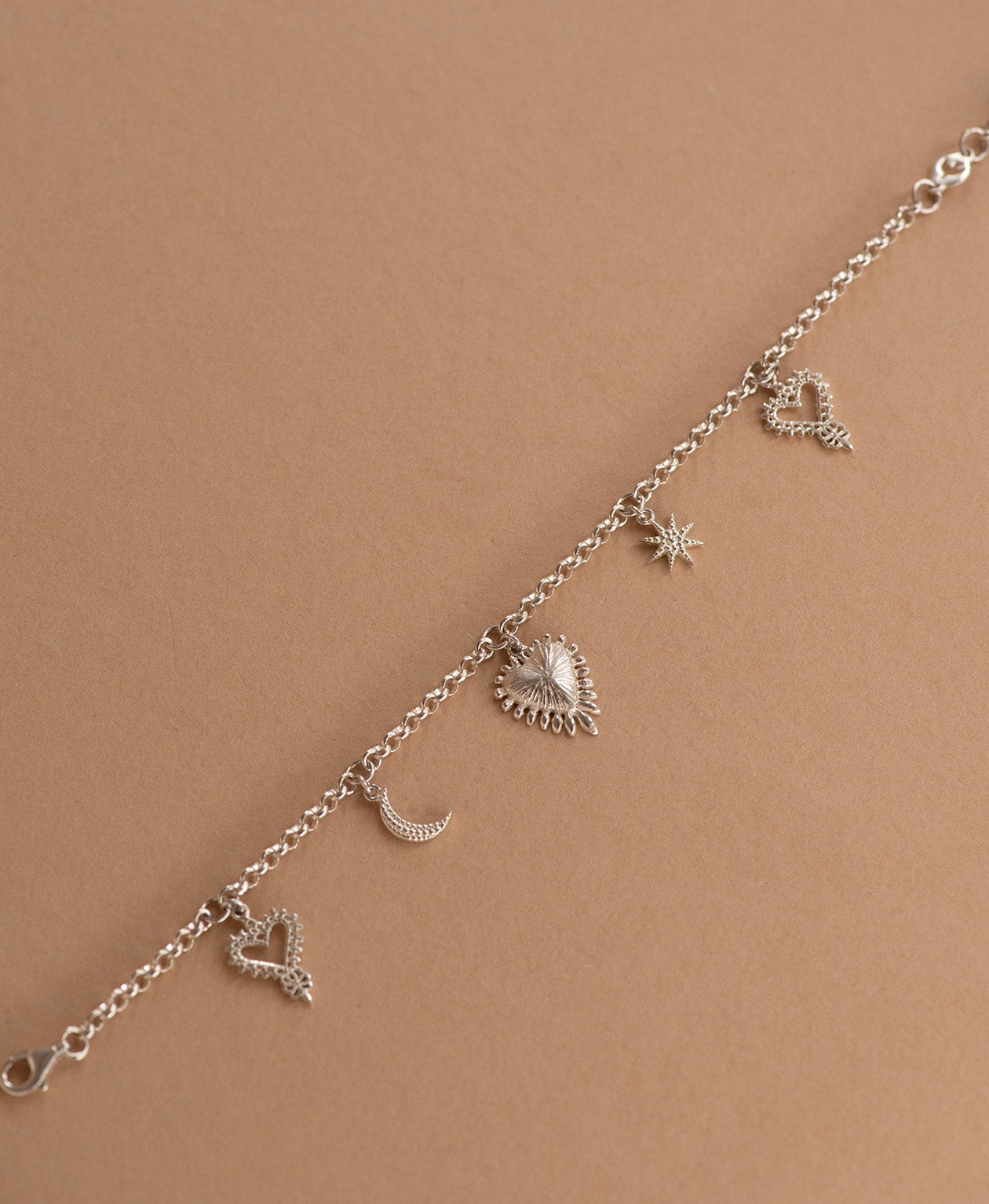 Charmed Bracelet - 925 Sterling Silver