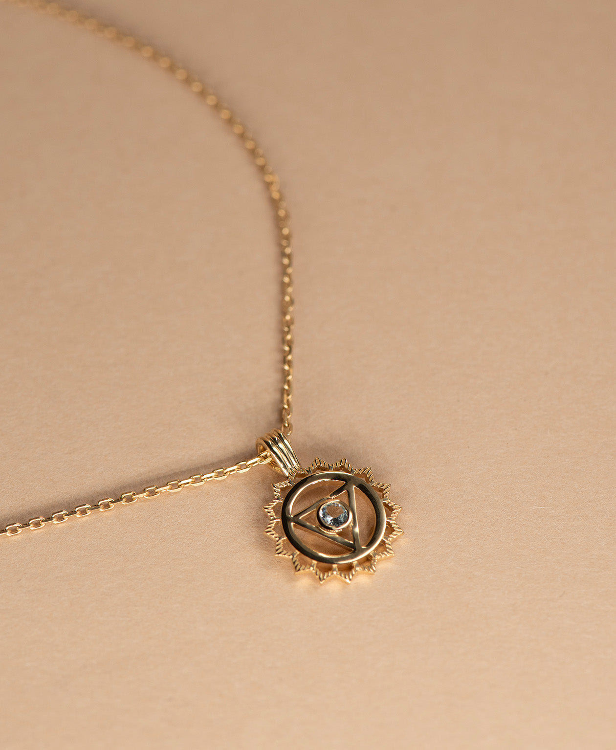 Communication Chakra Necklace - 22k Gold Vermeil