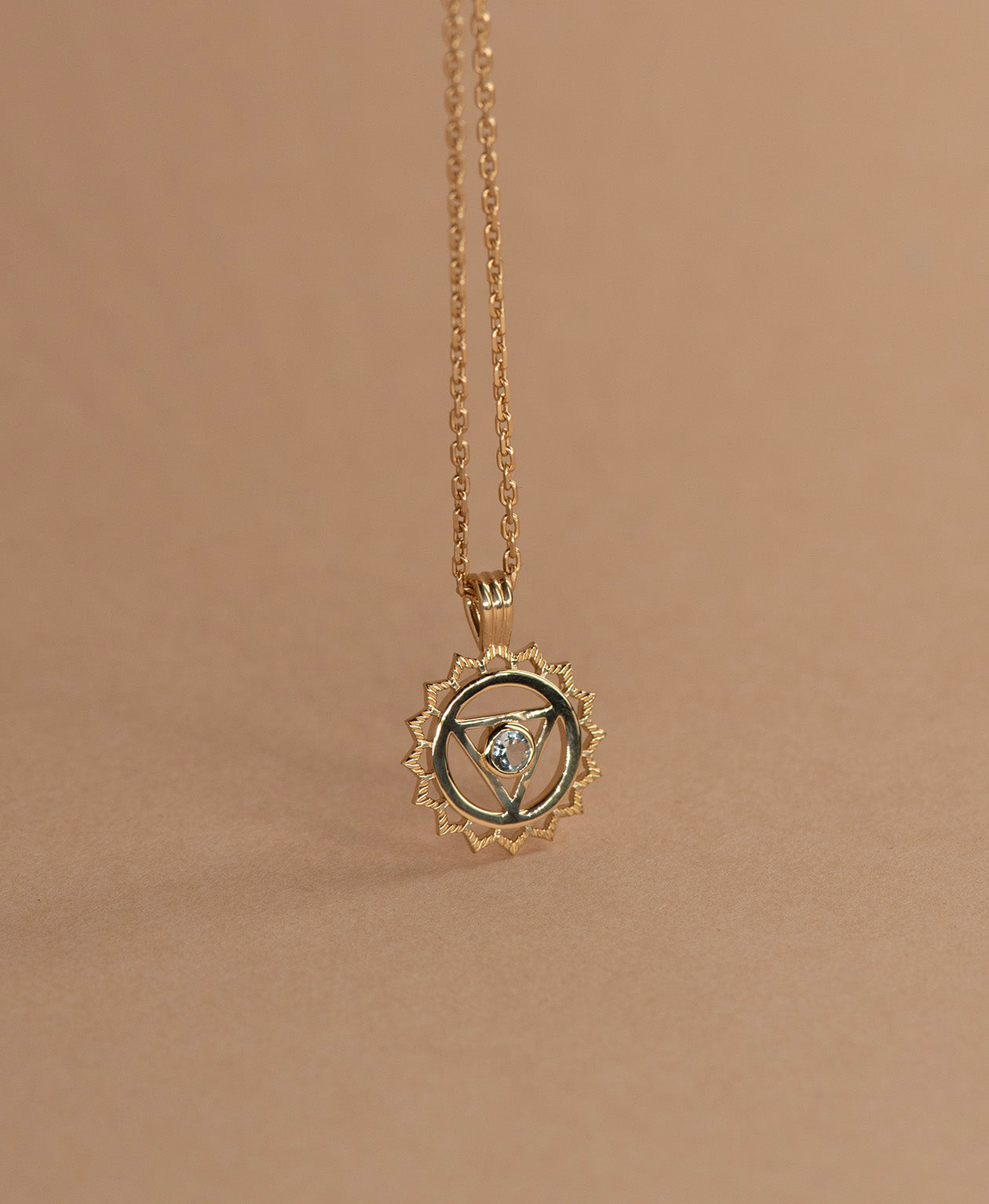 Communication Chakra Necklace - 22k Gold Vermeil