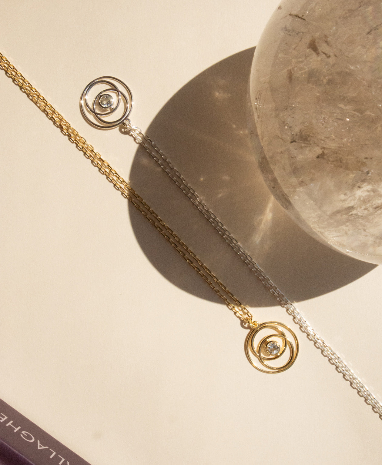 Z&M X Kirsty Gallagher Cosmic Purpose Necklace - 22k Gold Vermeil, Aquamarine