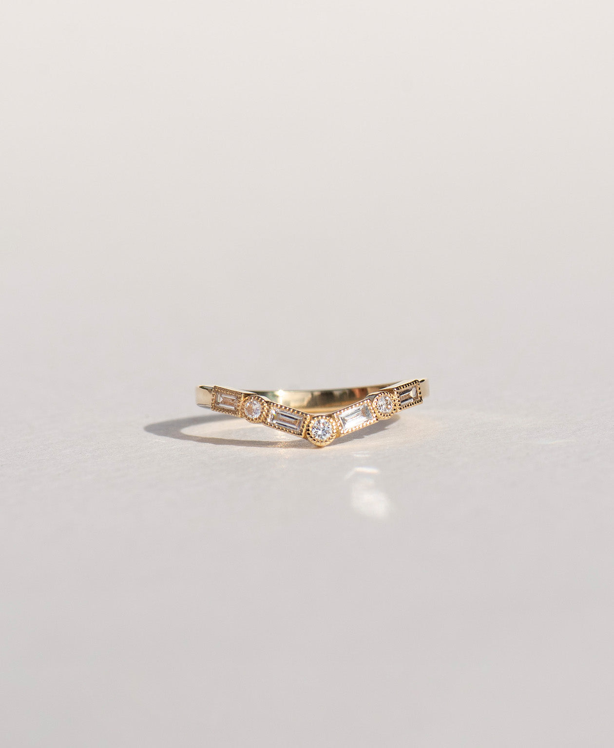 Emme Band - 18k Yellow Gold, Diamond